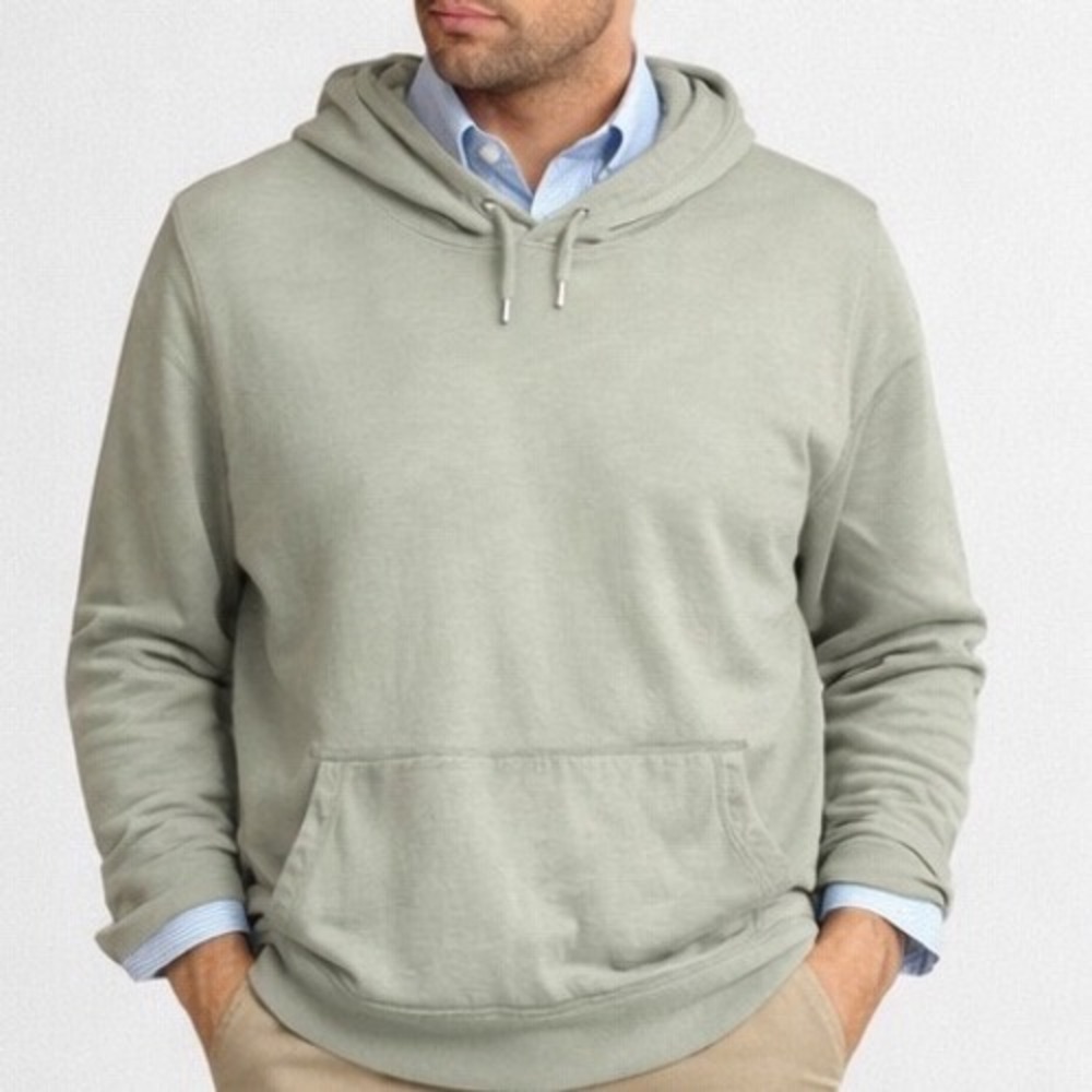 J. Crew Men's Long Sleeve Casual Wear Top Pullover Sweatshirt Hoodie Size Large